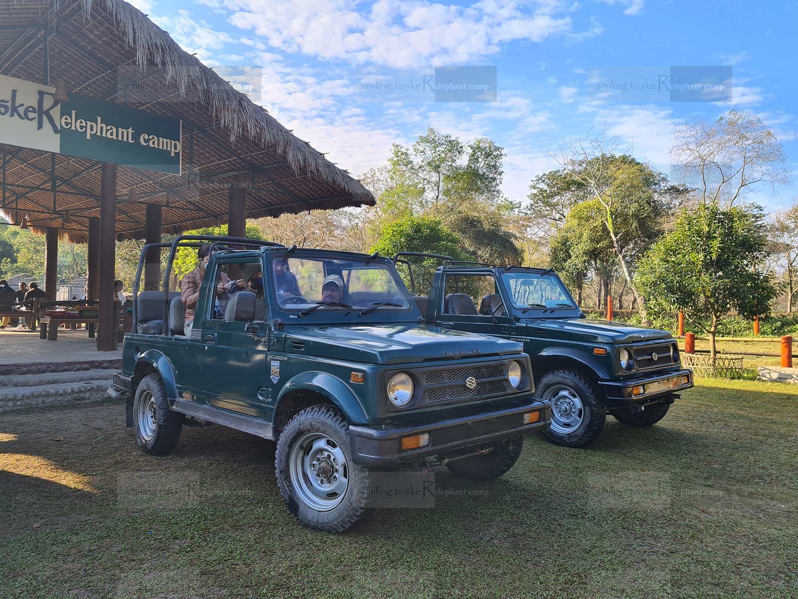 Jeep Safari in Smiling Tusker